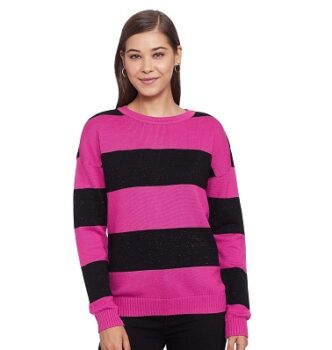 Levi's Women's Striped Crew Neck Sweater