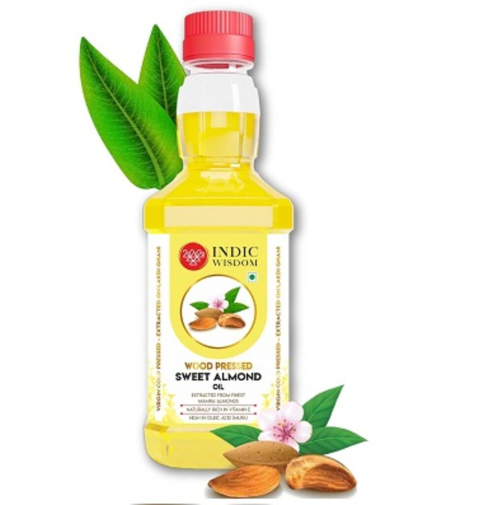 IndicWisdom Wood pressed sweet almond oil