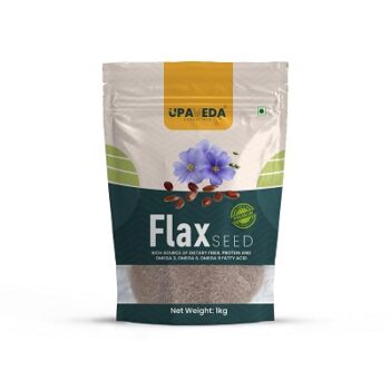 Upaveda Raw Flaxseed 1kg || Raw Unroasted Flaxseed Alsi