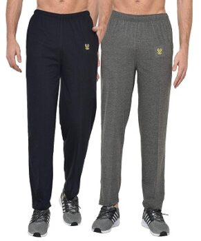 VIMAL JONNEY Men's Regular Fit Track pants(Pack of 2)