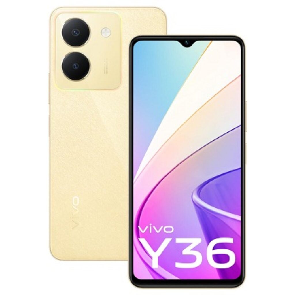 vivo Y36 (Vibrant Gold, 8GB RAM, 128GB Storage)