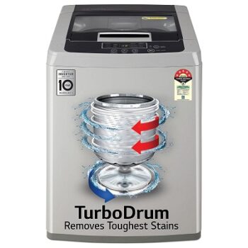 LG 7 Kg 5 Star Inverter TurboDrum Fully Automatic Top