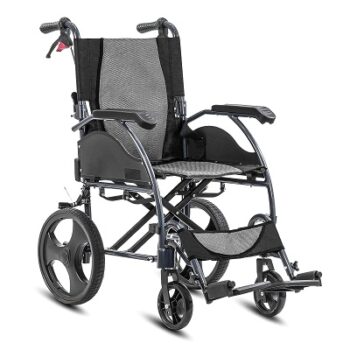 KosmoCare Stylex Premium Imported Ultra lightweight Transporter Wheelchair