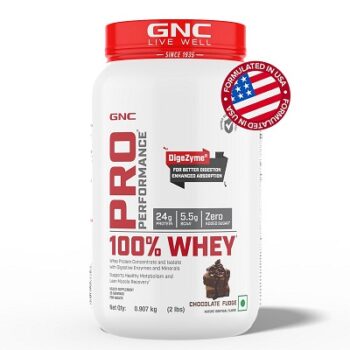 GNC Pro Performance 100% Whey Protein Powder