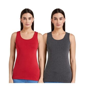 Amazon Brand - Symbol Women's Cotton T-Shirt (Pack of 2)