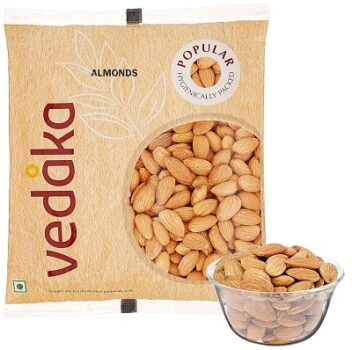 Amazon Brand - Vedaka Popular Whole California Almonds (Grade - Independence) 500g