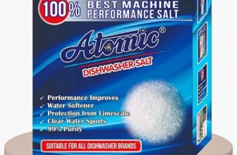 Atomic 900GM, Dishwasher Salt/Softens hard water- Compatible with All Dishwasher Brands