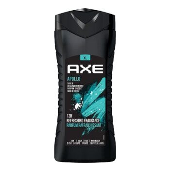 Axe Apollo 3 In 1 Body, Face & Hair Wash For Men