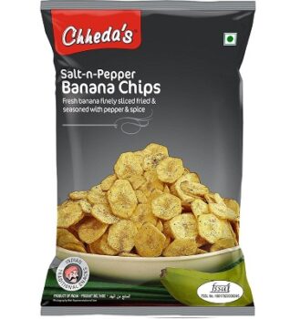 Chheda's Salt N Pepper Banana Chips - Crispy Banana Chips