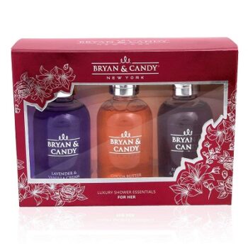 Bryan & Candy Luxurious Shower Gel Combo Kit Christmas Gift Set For Women And Men | Ph5.5 Skin Friendly, Travel Size, Perfect for Gifting, Fresh Fragrances (Pack of 3)