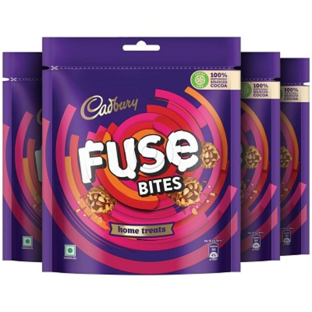 Cadbury Fuse Peanut & Caramel filled Chocolate Home Treats