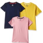 Clotth Theory Girl's Solid Relaxed Fit T-Shirt
