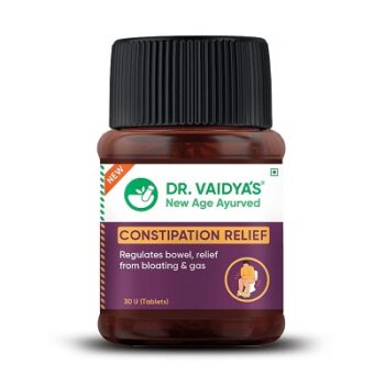 DR. VAIDYA'S Constipation Relief Capsules Ayurvedic Capsules for Constipation 30 Capsules