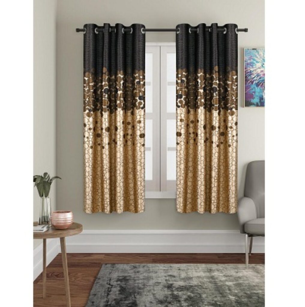 Amazon Brand - Solimo Polyester Polka Print Window Curtain