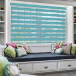 moonga Polyester Curtain/Zebra Blinds for Windows and Doors