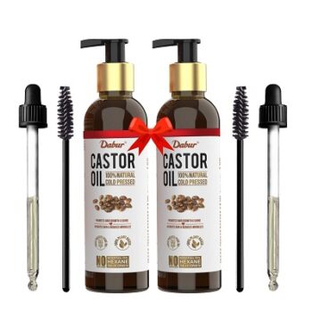 Dabur Castor Oil - 400ml (Pack of 2)