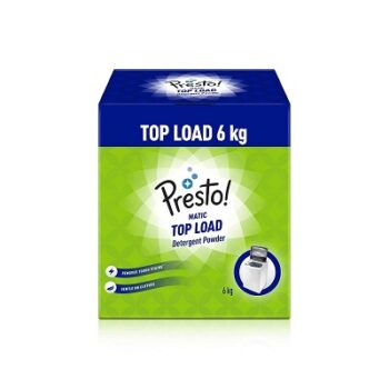Amazon Brand - Presto! Matic Top Load Detergent Powder - 6 kg