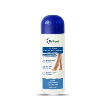 Dr Foot Ultra Sweat Absorbing Foot Powder Helps to remove Sweaty Feet