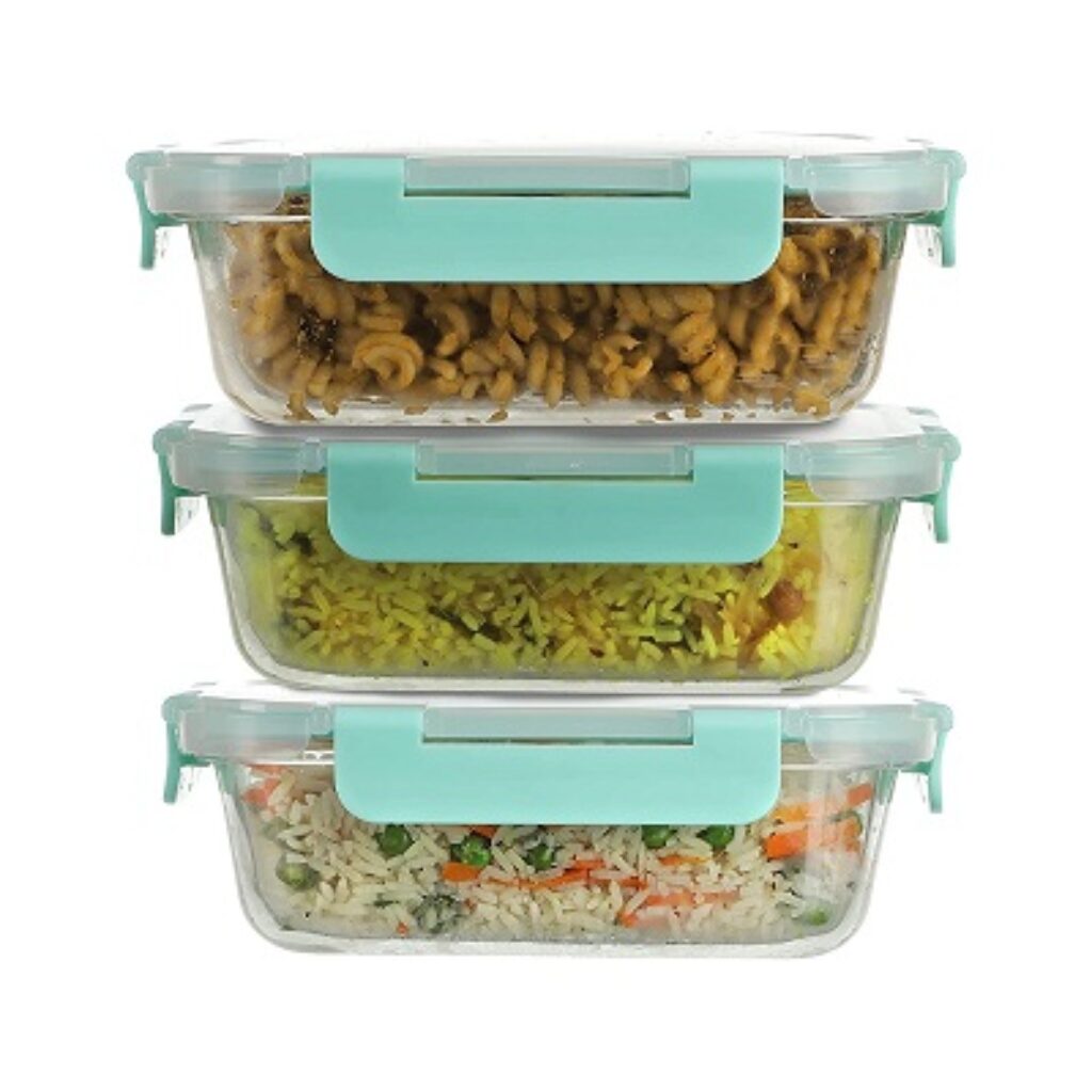 Amazon Brand - Solimo Multipurpose Glass Containers