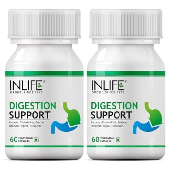 INLIFE Digestion Support Supplement (60 Veg. Capsules) (2-Pack)