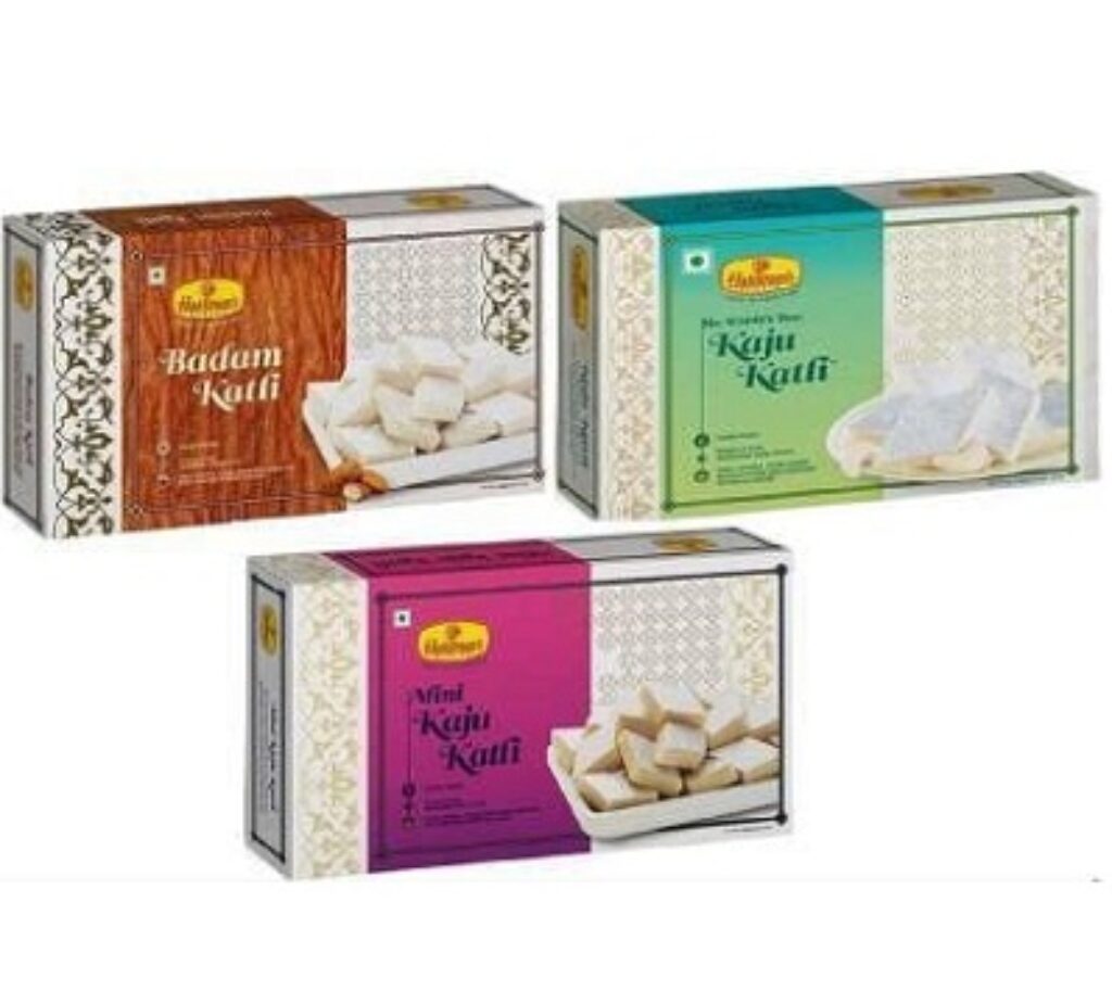 Haldiram's Nagpur Kaju Katli, Badam Katli, Mini Kaju Katli