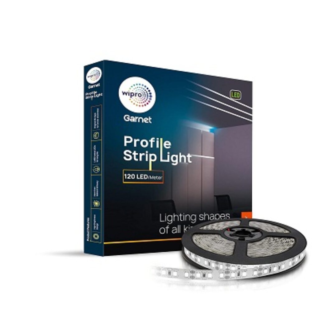 wipro Garnet 50W LED Profile Strip for Home Decoration | Neutral White, 4000K