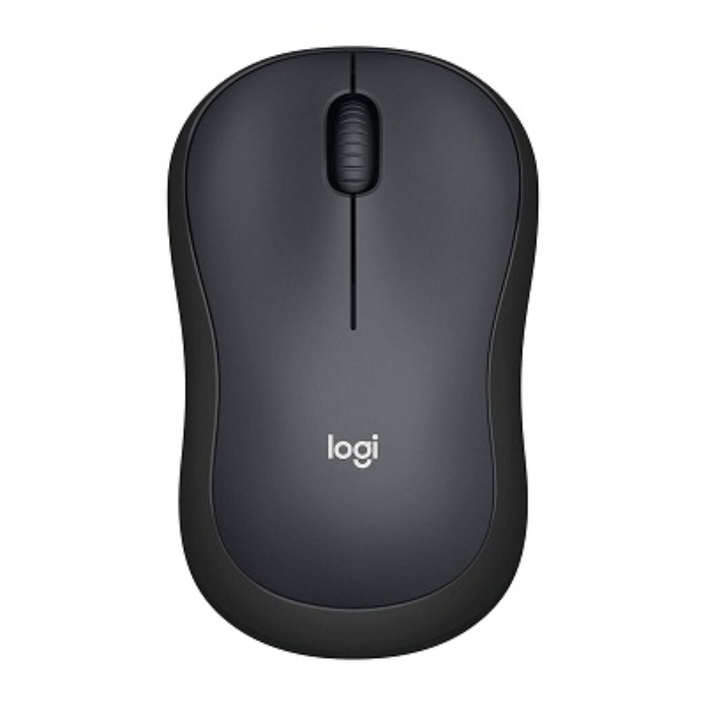 (Refurbished) Logitech M221 Silent Wireless Mouse- Charcoal - USB