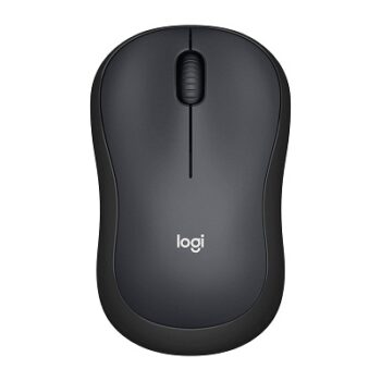 (Refurbished) Logitech M221 Silent Wireless Mouse- Charcoal - USB