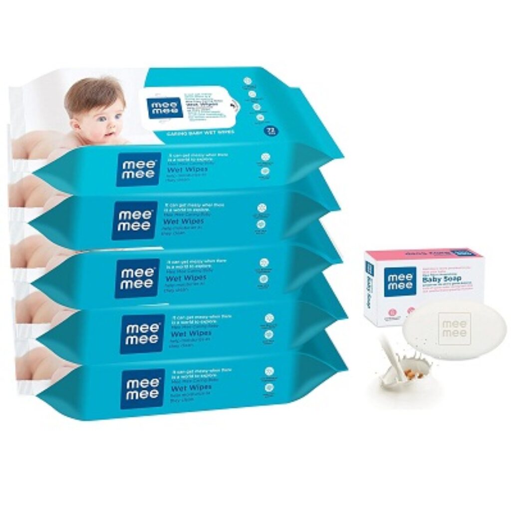 Mee Mee Baby Gentle Wet Wipes with Aloe Vera extracts