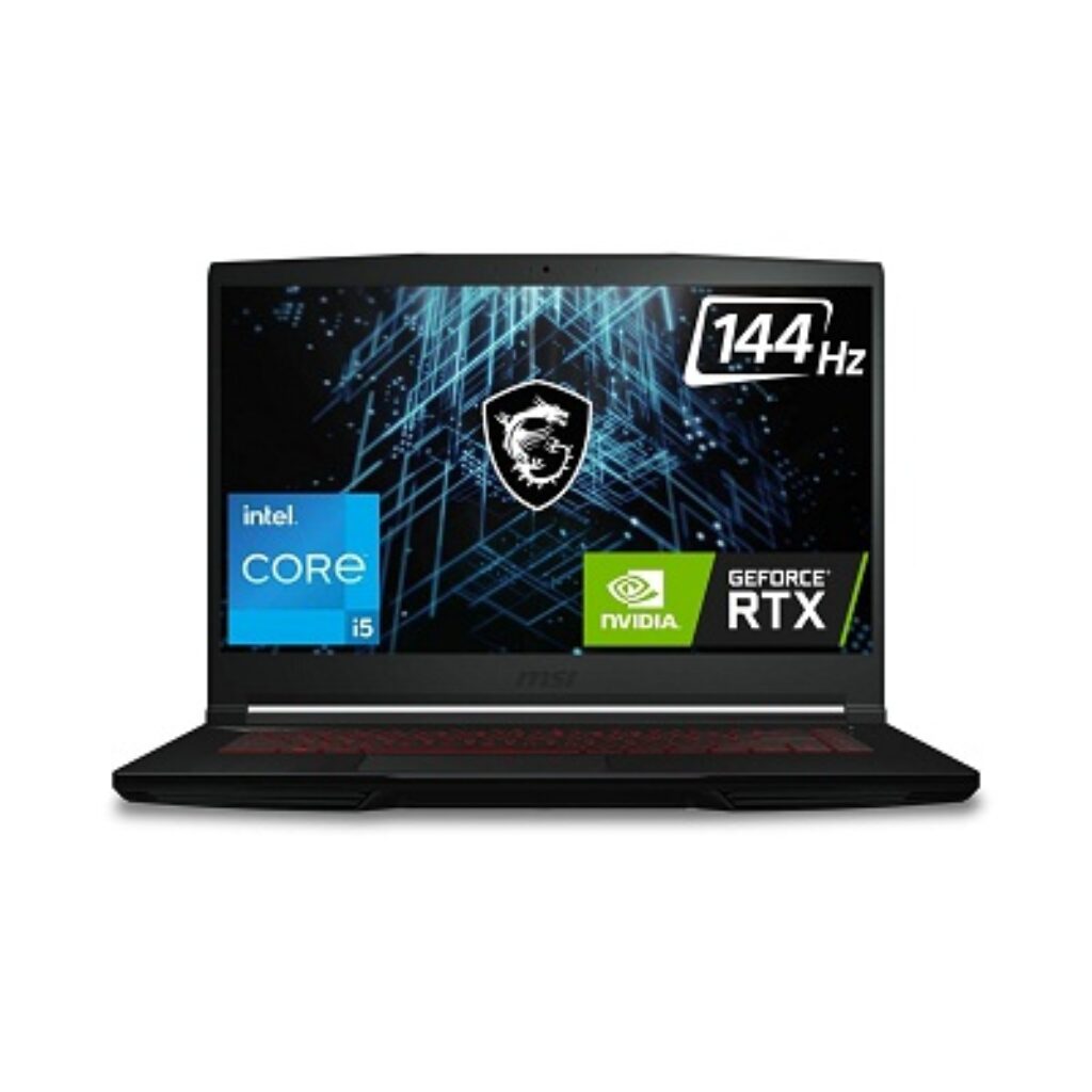 MSI GF63 Thin, Intel Core i5-11260H, 40CM FHD 144Hz Gaming Laptop