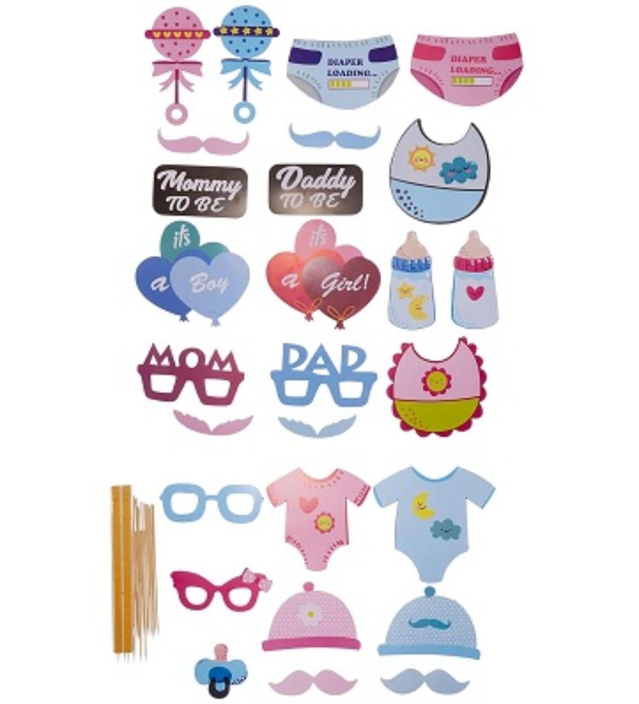 Negi Baby Shower Set of 28 Photo