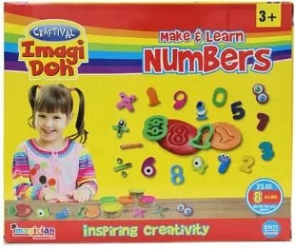 Negi Make And Learn Numbers Clay Dough Kit