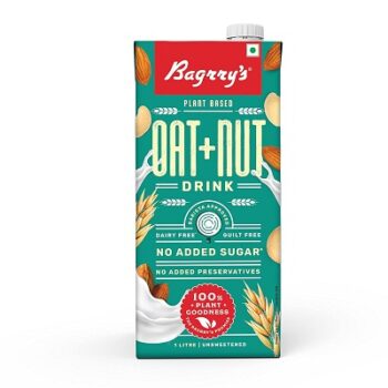 Bagrrys Plant Based Oat + Nut Drink 1l