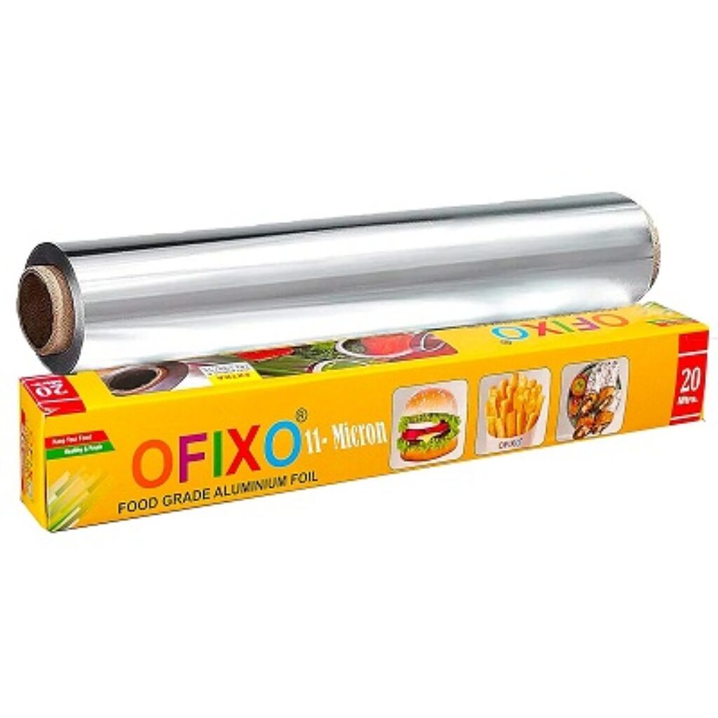 OFIXO 20 Meter Food WRAP Multipurpose Aluminium foil Wrapping Paper