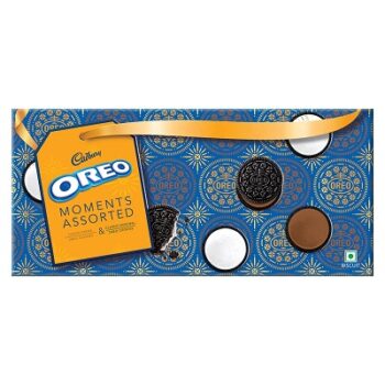 Cadbury Oreo Moments Chocolate Cream Biscuits Gift Pack, 428.75 G, Chocolate