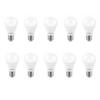 Philips A60 Stellar Bright 14W B22 LED Bulb 1260lm, Cool Day Light, Pack of 10