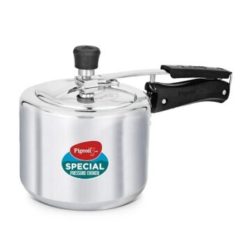 Pigeon Special Pressure Cooker Aluminium Inner Lid Non-Induction Base 3 Litre Capacity - Silver