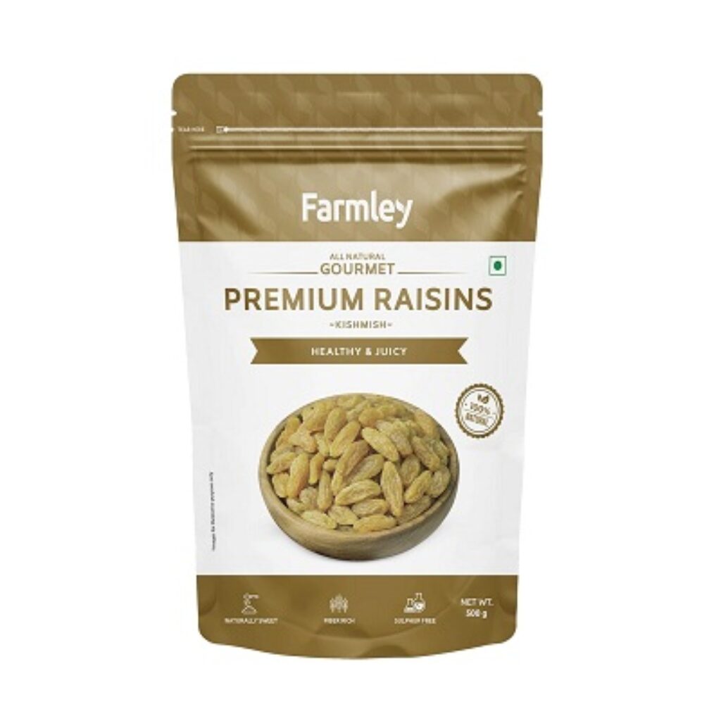 Farmley Premium Raisins - 500g I Kishmish