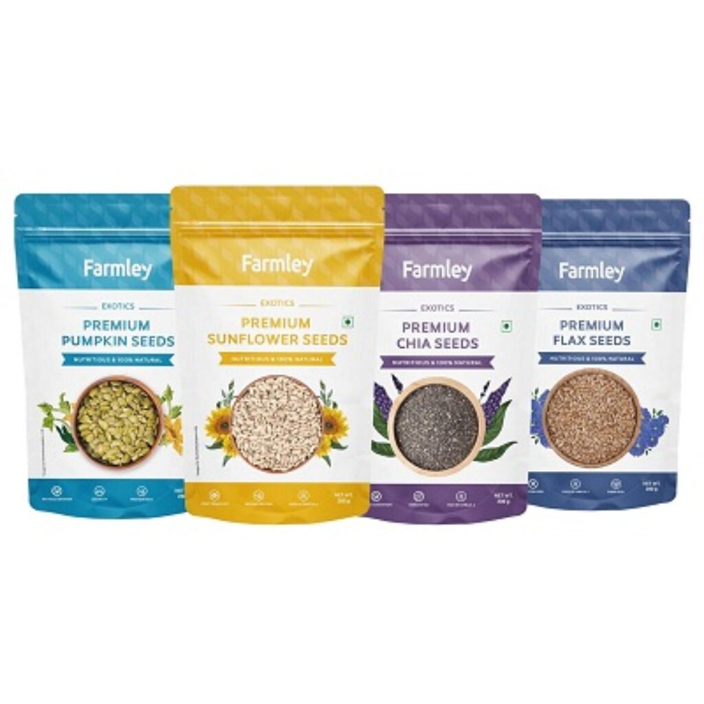 Farmley Premium Seeds Combo Pack for Eating