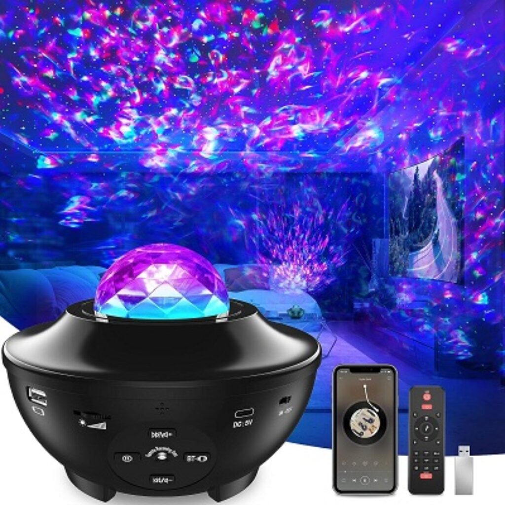 TITITAO Plastic Galaxy Projector, Star Projector 3 In 1 Night Light Projector