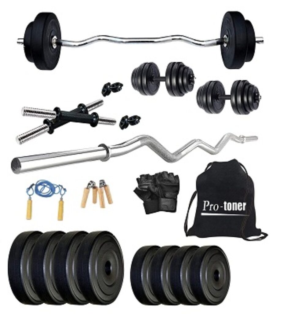 Protoner Home Gym 8 kgs, 2 kg x 4 Plates