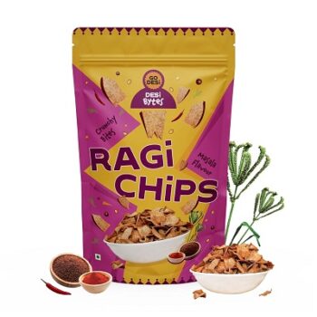 GO DESi Ragi Chips, Baked, Millet Chips, Healthy Snacks, 250g