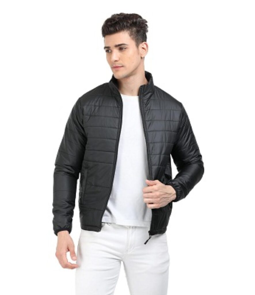 Scott International Men's Quilted Puffer Jacket - Lightweight, Water Repellant, Elastic Cuffs, Zipped Pockets, Casual Winter Jacket - Stylish Outerwear for Men