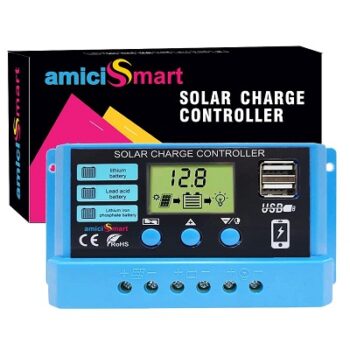 amiciSmart Solar Charge Controller 20A