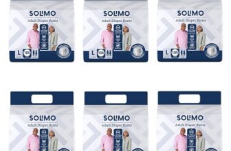 Amazon Brand Solimo Adult Diaper Pants Pack of 60 - Large
