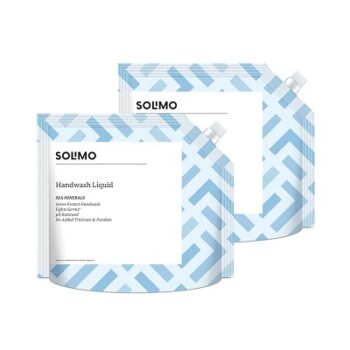 Amazon Brand - Solimo Handwash Liquid Refill, Sea Minerals - 1500 ml X 2