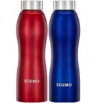 Amazon Brand - Solimo Water Bottle, Spill-Proof,