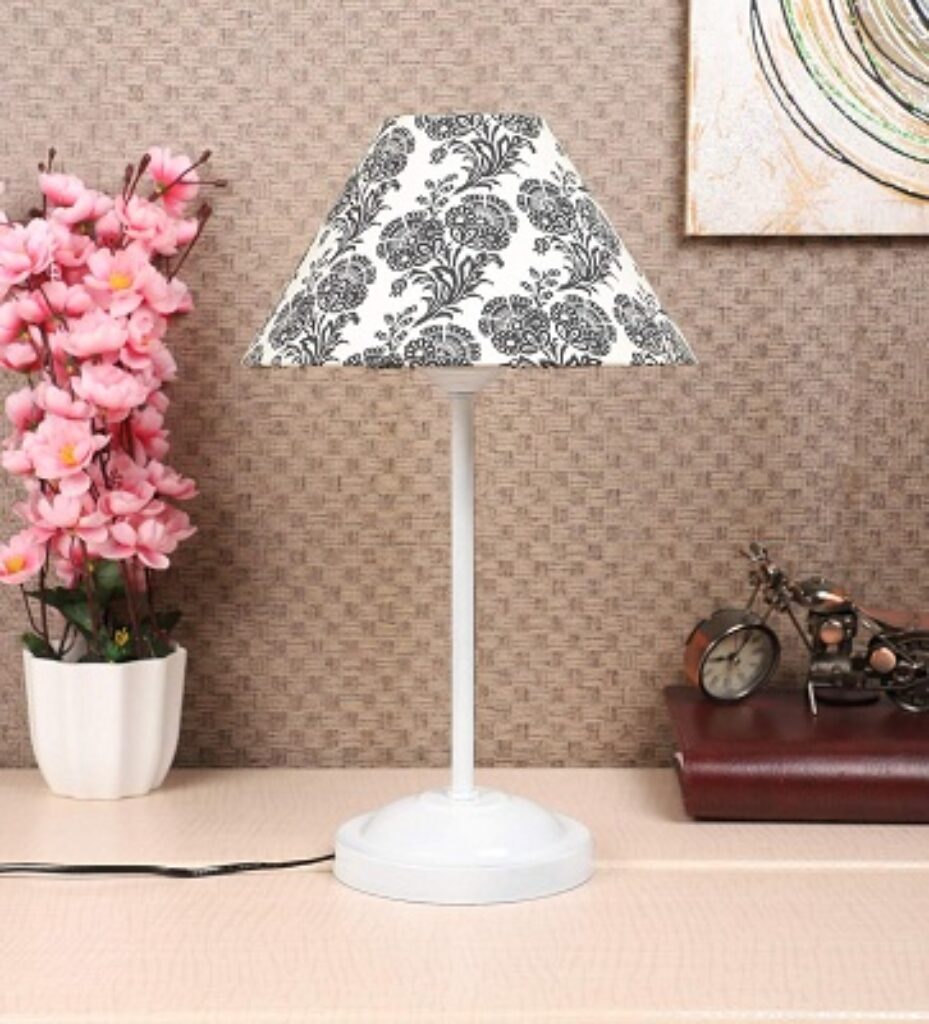 Tu Casa TC-100.-.Height-15.-.Filigree Design Print Shade.