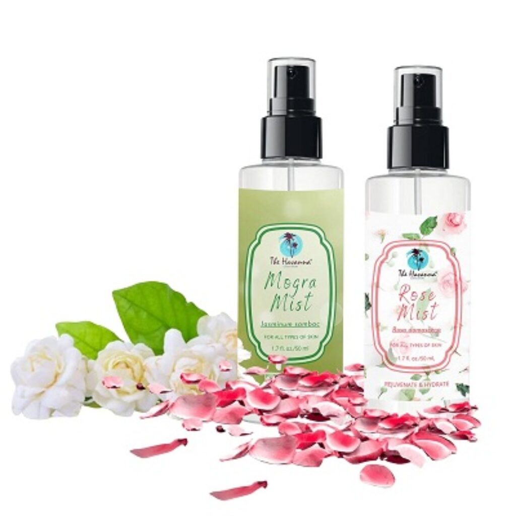 The Havanna Mogra Mist/Toner + Rose Mist/Toner