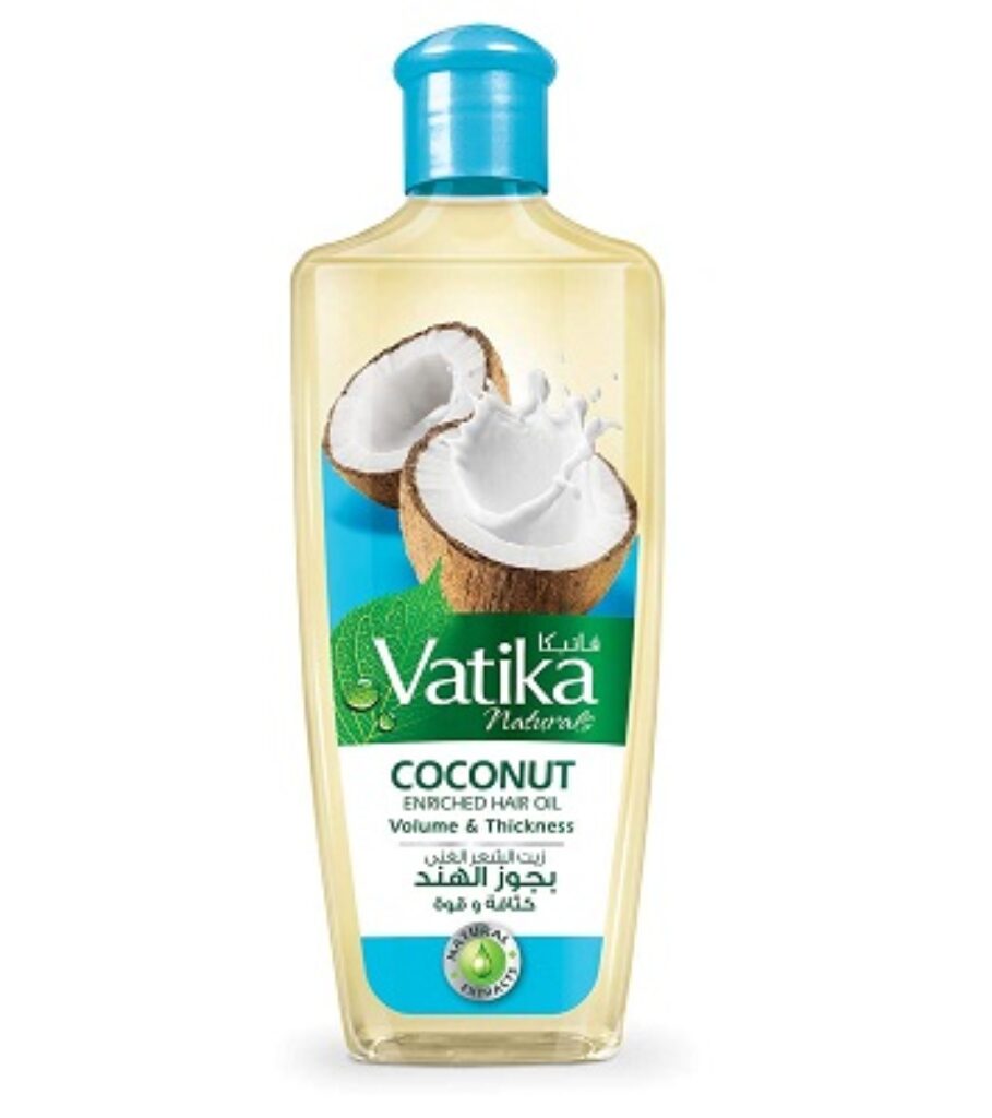 Vatika DABUR Imported Coconut Enriched Hair oil For Dandruff and Hair fall Hair Oil (200 ml)